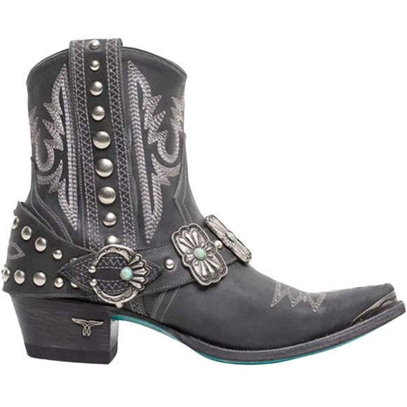 Lane Shoes - Lane Silver Mesa Booties Size 10